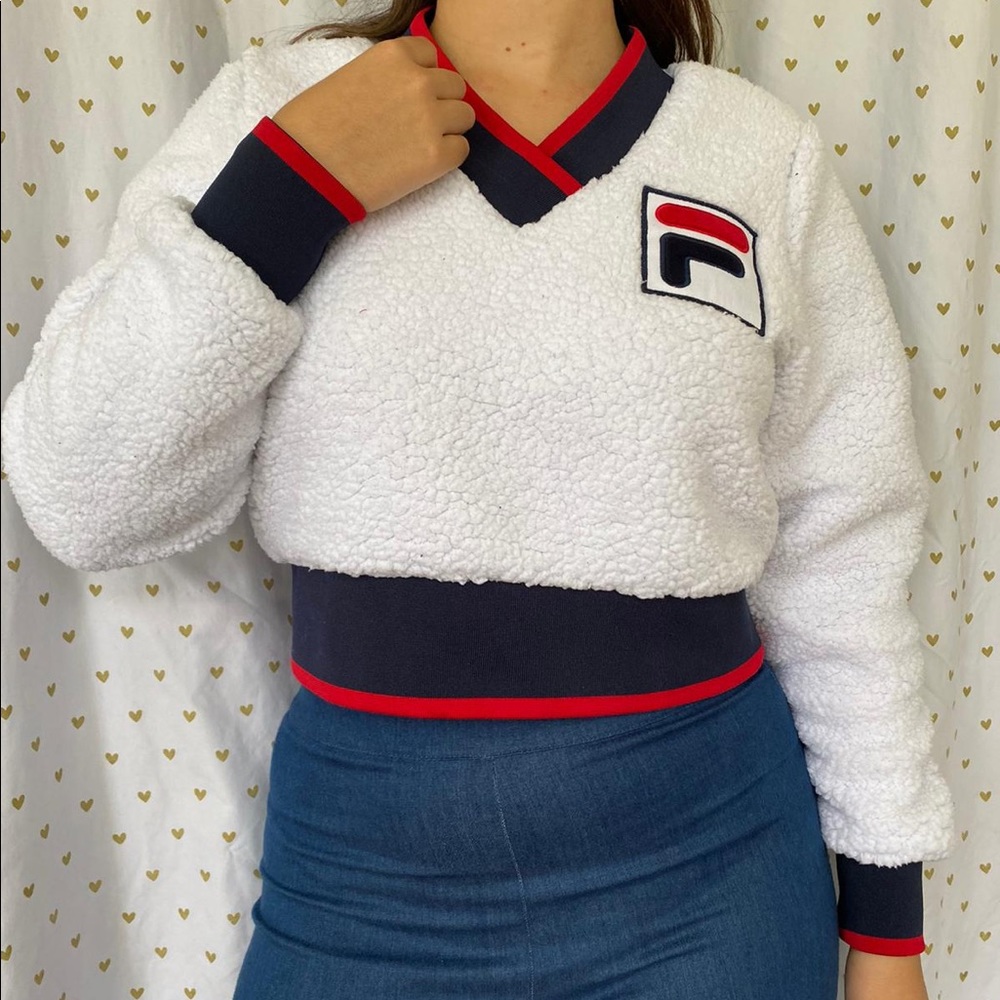 Fila Woman’s Sylvia crop sweatshirt.